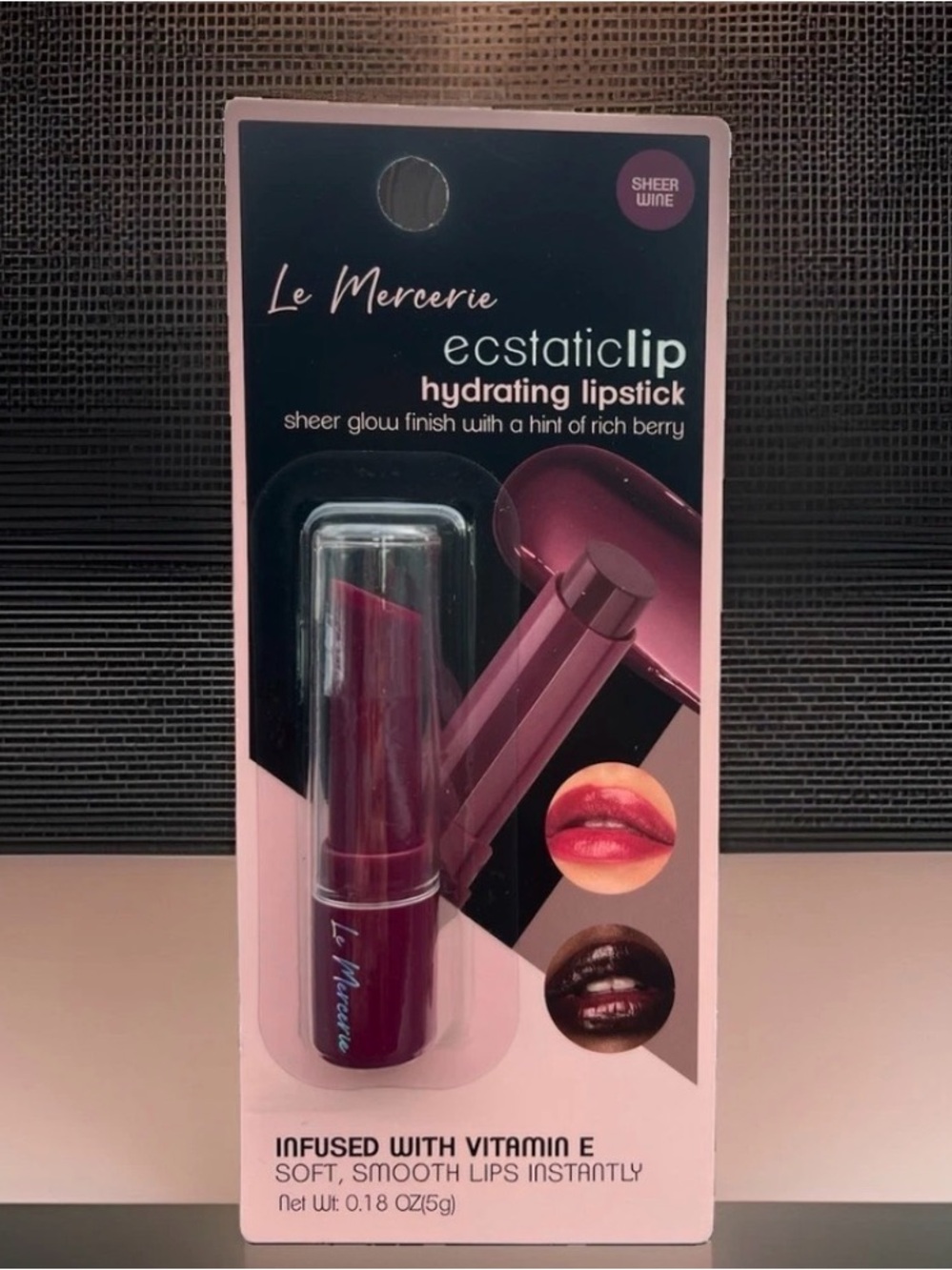 Ecstaticlip Hydrating Lipstick — Sheer Wine (Berry)